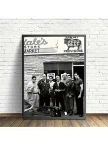 1 pieza Póster decorativo sin marco de mujer bebiendo vino, elegante decoración de carrito de bar urbano, en blanco y negro para decoración de pared del dormitorio, regalo de Año Nuevo, obra de arte en lienzo sin marco