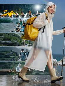 Wiederverwendbarer hochwertiger langer Regenmantel für Herren und Damen, geeignet für Wandern, Bergsteigen, Reisen, Angeln, Konzerte, Rafting und Outdoor-Abenteuer