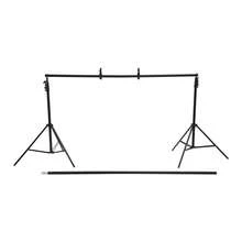 CNCEST Freestanding Backdrop Stand, Photo Studio Background Stand, Length & Height Adjustable Backdrop Stand For Parties, Events Decoration, Wedding, Photography - Black - View 6