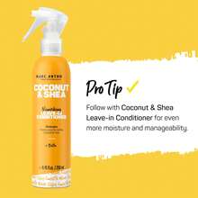 Marc Antho Leave-In Conditioner Set - Coconut Oil & Shea Butter Blend For Frizz Control Hair Styling