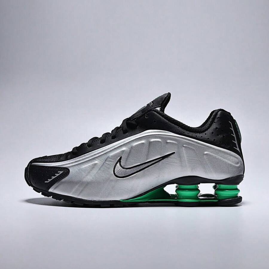 男款 NIKE SHOX R4 休闲运动鞋 低帮 HQ1988-006 - 銀色 - 查看 1