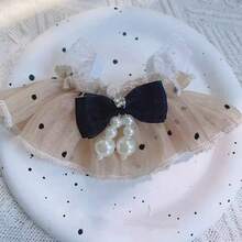 [仅娃娃裙] 新款17厘米第一代/第二代/第三代Labobo娃娃裙，蝴蝶结和珍珠肩带薄纱裙，适合