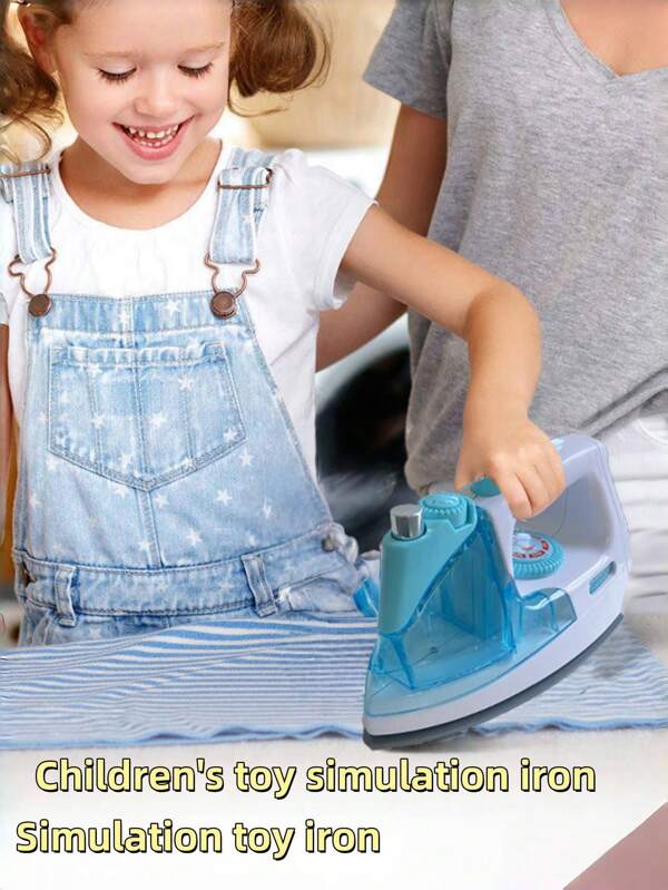 Kinderspielzeug Bügeleisen, Rollenspiel Haushaltsgeräte Spielzeug, mit Licht- und Soundeffekten, simuliert den Prozess des Bügelns von Kleidung, Rollenspielzeug, Haushaltsgeräte Spielzeug, Schneider Rollenspiel, Unisex Bildungsspielzeug, Fest Geburtstags Geschenk, Kinderspielzeug, Mini Simulation Haushaltsgerät Spielzeug, Babyspielsachen, Mädchen Spielzeug, Kinderspiele, Kleinkind Spielzeug