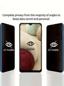 Bộ 2 miếng dán bảo vệ màn hình, tương thích với các dòng Galaxy A14, A15, A22, A23, A25, A32, A33, A34, A35, A42, A52, A53, A54, A55, A70, A72 và các phiên bản 5G. Bảo vệ hiệu quả màn hình điện thoại của bạn khỏi rơi vỡ và trầy xước. Một lựa chọn tuyệt vời cho quà tặng sinh nhật, phụ kiện điện thoại hoặc ốp lưng điện thoại. - màu đen - Xem 4