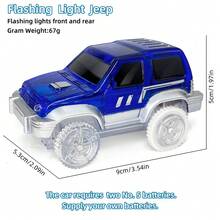 Various Car Shaped Toy Vehicles, Including Car, Race Car, Construction Vehicle, Fire Truck, Off-Road Vehicle, Electric Lighting Car, Track Cars, Toy Cars That Can Run On Tracks And Flat Surfaces, Suitable As Children's Birthday Gifts, Christmas Holiday Gifts - Multicolor - View 25