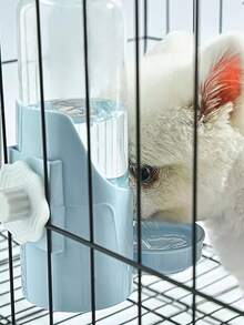 宠物悬挂式饮水器，猫用自动喂食和饮水器，兔子悬挂式笼子水瓶，适用于便捷的宠物饲养自动饮水器，宠物的最佳生日礼物，宠物用品，宠物饮水器 - 彩色 - 查看 4