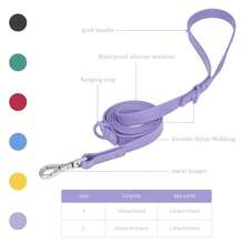 PVC wasserdichte Hundeleine, sehr angenehme Textur, geeignet für sicheren Outdoor-Einsatz