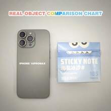 105 Pcs Pearlescent Transparent Sticky Notes With Storage Box | Cute Multicolored Pull-Out Design For Note-Taking, Journaling, Planning | Kawaii Memo Pads, Page Tabs | Office & School Supplies, Desk Organizer Accessories, Back To School Supplies, Gift Ideas For Students