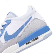 Jordan AIR  LEGACY 312 LOW (GS) Girls' Casual Versatile Sneakers For Everyday Wear Low GS White Legend Blue Kids Youth CD9054-141 - White/Platinum/Sail White/Legend Blue - View 8