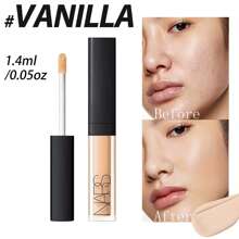 Nars 1.4毫升/0.05盎司旅行装柔滑亮泽遮瑕膏，中等遮瑕度，香草色 - L2 - 非常浅色，中性底色 - Vanilla - 查看 1