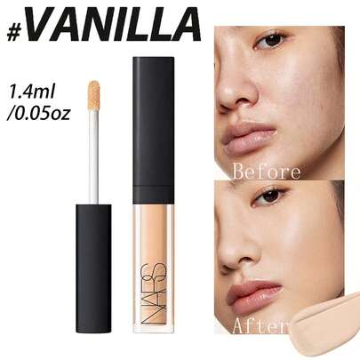 Nars 1.4ml/0.05oz Seyahat Boyu Pürüzsüz Işıltılı Kapatıcı, Orta Kapatıcılık, Vanilya - L2 - Çok Açık, Nötr Alt Ton