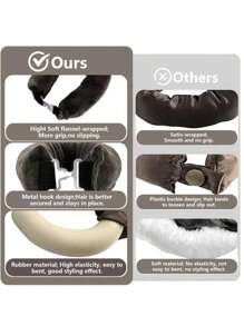 4/5件套女士卷发工具套装，丝滑柔顺免加热卷发套装，包含卷发棒和电卷发棒，适合睡眠时使用，高回弹橡胶填充，更柔软耐用，轻松打造卷发，日常、度假、派对、旅行必备，卷发神器