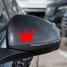 Pegatinas decorativas con diseño de corona, adecuadas para ventanas de coche, espejos retrovisores, carrocería del coche - Unitalla - Ver 5