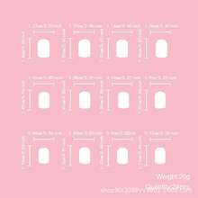 NEW Summer Beach Press On Nails Short Square Fake Nails White False Nails Press Ons With Starfish Turtle Design Reusable Artificial Nails Full Cover Glue On Nails Stick On Nails For Women Manicure 24 Pcs Fashionable And Convenient - Kiểu-33-1FlOz (Gói 24) - Xem 5