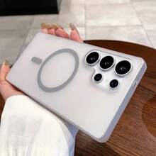 Original For Magnetic Case For Samung Galaxy S25 S24 Plus S25 FE S24 Ultra Plus S24FE /A16/A26/A36/A56/A55/A17/A07 Wireless Charging Shockproof Cover - White - View 8