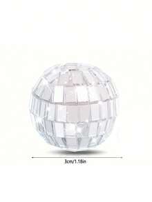 20 Stücke Mini Discokugeln silbrig hängende Dekorationen reflektierende Spiegelkugeln 70er Disco Party Zubehör für Weihnachten Festlichkeiten, perfekt für Halloween, Weihnachten, Geburtstag, Hochzeitsfeier Dekorationen