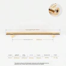 1 par (2 piezas) de tiradores de gabinete de metal con textura de estilo moderno minimalista, con detalles de agarre con patrón, forma rectangular, para decoración de cajones y puertas