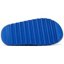 Adidas Chanclas Yeezy Slide Azure para hombre, de estilo informal, de espuma EVA cómoda y de estilo audaz, ID4133 - Azur - Ver 10