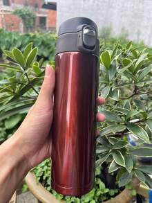 1 件 500 毫升超大容量不锈钢真空隔热杯，办公室/汽车便携式水瓶，户外运动水壶，适合送礼，咖啡/果汁杯 - 彩色 - 查看 9