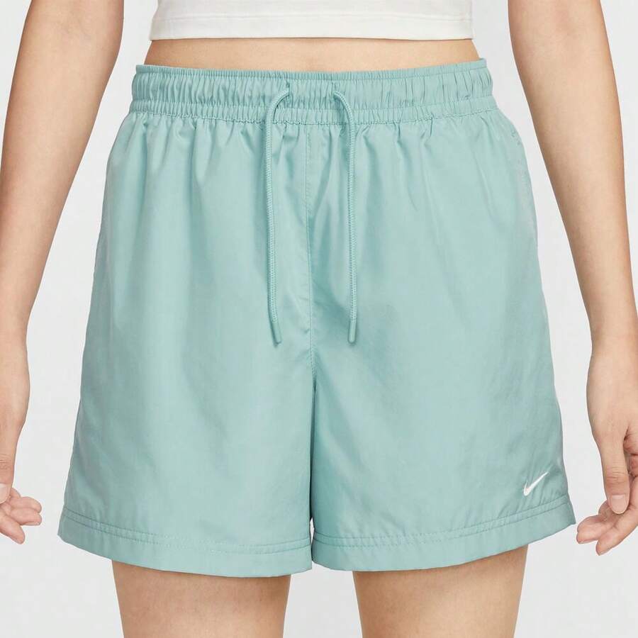 Nike 女士 AS W NSW MR ESSNTL WVN SHORT 梭织短裤 FV7558-017 - 綠色 - 查看 1