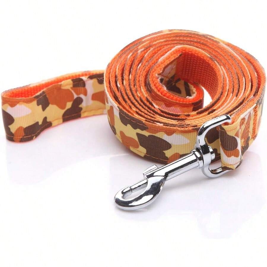 Heavy Duty Dog Leash, 4 FT/ 6 FT/ 10 FT Long, 1 Inch Wide, Nylon Camouflage Dog Leash For Small And Medium Dogs