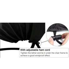 Outdoor Egg Chair Waterproof Cover - Thickened Oxford Cloth Zippered Dustproof & UV-Resistant Protective Cover For Hanging Eggshell Swing