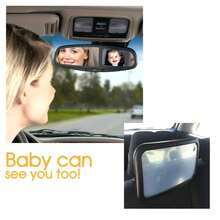 NetHong Baby Car Mirror For Back Seat Adjustable Detachable Wide View Child Rearview Mirror - Black - View 9