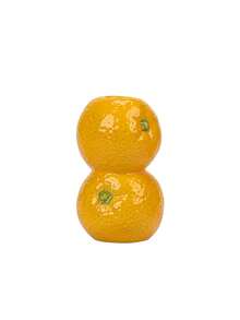 1 件现代简约创意水果形陶瓷烛台、桌面装饰、摄影道具、礼物 - 彩色 - 查看 12