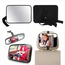 NetHong Baby Car Mirror For Back Seat Adjustable Detachable Wide View Child Rearview Mirror - Black - View 2