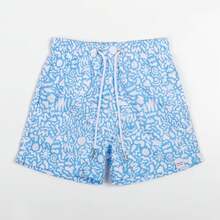 Apres Life Kids Under The Sea Blue Swimshorts - Blue and White - View 1