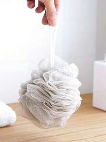 4 pezzi Spugne esfolianti in pizzo, spugne per spa di casa super esfolianti, spugne a rete per doccia, spugne da bagno per viso e corpo, ricche di schiuma e bolle, palle da bagno, spugne a rete per lavare il corpo, accessori da bagno