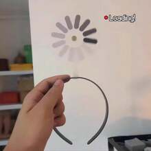 Rotating "Brain Loading!" Funny Gag Party Headband - Multicolor - View 5