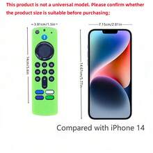 1PC Glow In The Dark Anti-Slip Silicone Fire Stick Remote Cover - Compatible With TV Stick 4K And 3rd Gen - Protect And Personalize Your Remote,Bag,Organizer,Storage - Multicolor - View 3