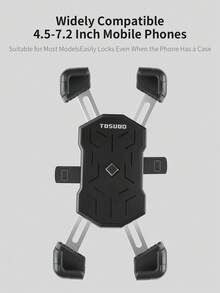 1 pieza Soporte de teléfono automático con sensor de apertura y cierre TOSUOD, ajustable en múltiples ángulos, agarre estable, apto para varios dispositivos, excelente para bicicletas, motocicletas y vehículos eléctricos - Multicolor - Ver 11