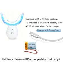 Teeth Whitening Lamp - LED Lamp, Teeth Whitening Accelerator, Household Teeth Whitening Lamp - White - View 3