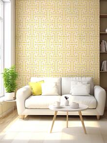 1 Rotolo di carta da parati autoadesiva, impermeabile e resistente all'umidità, facile da installare, può essere tagliata e rimossa liberamente, adesivi murali in vinile da staccare e incollare, adatti per decorare soggiorni, cucine, uffici, camere da letto e stanze, decorazioni murali fai-da-te, carta da parati per la decorazione della stanza e del soggiorno - Multicolore - Visualizzare 10