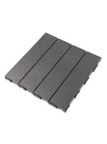 5pcs/10pcs/15pcs PVC Plastic Self-Assembling Balcony Terrace Garden Outdoor Waterproof Anti-Corrosion Floor Tiles, Yard Outdoor Waterproof Ceramic Tiles