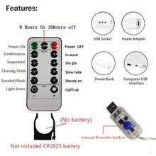 1条300/200/100 LED窗帘灯串，适用于婚礼背景装饰，8种灯光模式，4种颜色可选，遥控家居装饰灯，USB供电，适用于卧室、客厅、婚礼、生日、派对等场合。