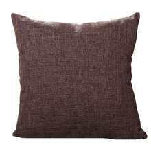 Ins Style Solid Color Pillow Case Set, Natural Linen Cotton, Machine Washable, No Dye, Suitable For Homestay/Cafe/Home Decor