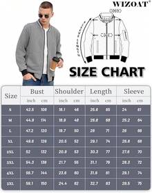 Mens Casual Lightweight CoatChristmas MQ4K - 灰色 - 查看 4