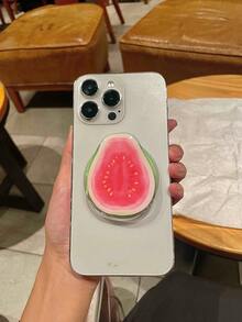 Cute Fruit Pattern Magnetic Phone Stand, Peach, Strawberry, Grape Phone Back Holder, Multi-Function Stand Compatible With IPhone, Android Phone, Gift For Birthday, Family, Friends Push-Pull Phone Grip Phone Holder Phone Accessories - Multicolor - View 13