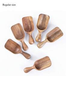 罐头木勺、相思木量匙、罐头木勺、浴盐量匙、洗衣粉铲、面粉木勺、茶匙、咖啡勺、燕麦量匙、多用途木勺、送给妻子的礼物、送给母亲的礼物 - 原木色 - 查看 19