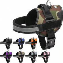 Dogline Dog Harness, Reflective No-Pull Adjustable Vest With Handle Walking, Training, Service Breathable No - Choke Harness Small, Medium Or Large Dogs Room Patches Girth 15 To 18 In RedChristmas BXJX - 綠色迷彩 - 查看 12
