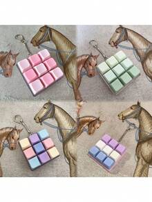 9-Key Cube Keychain Stress Relief Button Toy, Creative Keyboard Pendant Bag Charm Decoration Gift For Friends - Multicolor - View 11