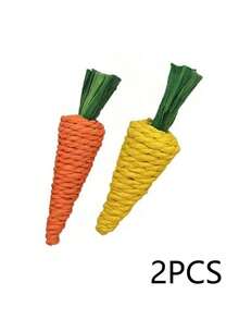 7pcs/12pcs/8pcs Pet Teeth Grinding Set, Gift For Rabbit, Hamster, Toy Set For Small Pets For Play And Entertainment, Animal Festival Gift, Valentine's Day Animal Gift, Rabbit Teeth Grinding Toy, Hamster Teeth Cleaning Toy, Wooden Toy Set, Wooden Chew Toy, Unicycle Dumbbell, Red Carrot, Apple Wood Swing And Seesaw, Hamster Toy