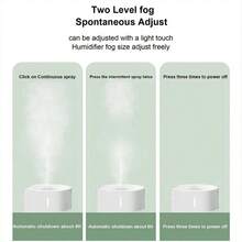 RAF 便携式智能家居和汽车加湿器，USB 清新香薰机，静音蒸发式加湿器，260ml 迷你 USB 超声波香薰精油扩散器，浪漫雾化器，家用和汽车空气净化器