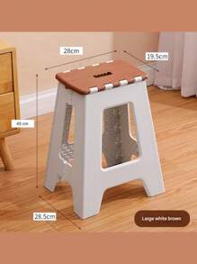 坚固耐用加厚便携式折叠凳带手柄 - 简易办公凳，时尚，美观，坚固耐用，家用折叠凳，节省空间，易于存放，适合室内，派对，野餐，成人和儿童便携式折叠椅，适合家庭使用，户外钓鱼。