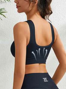 2 pezzi Reggiseni sportivi da palestra e yoga, senza cuciture, con raccolta, reggiseno da allenamento, schiena scoperta, top estivi da allenamento senza imbottitura, sottili, abbigliamento attivo di colore unito, traspiranti, senza anelli in acciaio, adatti per attività come corsa, yoga, pilates, ciclismo