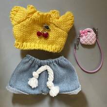 Doll Clothes For Labubu Labubu Outfit Sets, Suitable For 17cm Doll Clothes/Accessories, Doll Collection Wardrobe, Labubu Doll Bag And Accessories, Cloth Doll Costumes - Multicolor - View 8
