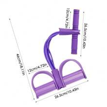 Gym Fitness Multifunction Tension Rope Resistance Band Elastic Pedal Puller Leg Stretching Training Portable Yoga Pilates Workout Fitness Equipment